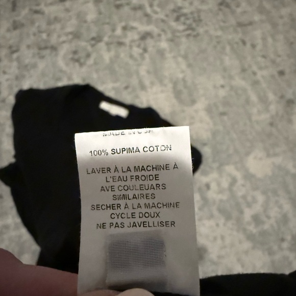 Nili Lotan Black Muscle Tee S - Picture 3 of 3